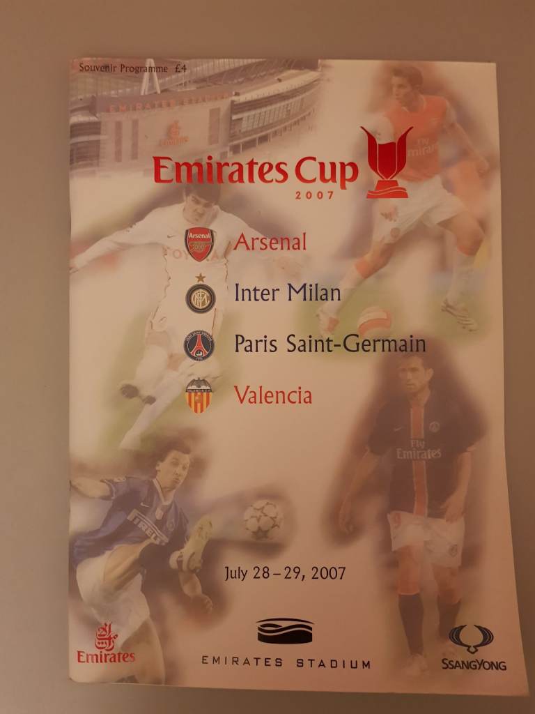 Arsenal Emirates Cup 2007 Program