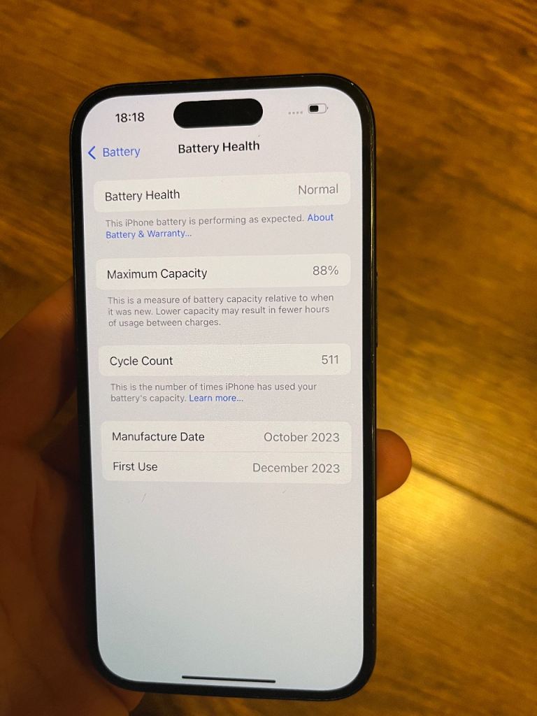 iphone 15 - excellent condition