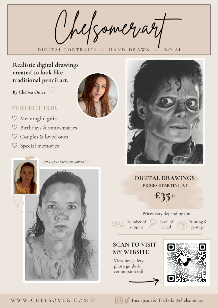 Hand-Drawn Personalised Digital Portraits – From £35