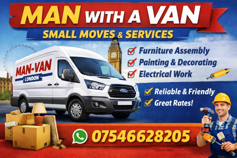 Man and Van | Furniture Assembly | Decorating | Electrical & Plumbing Services