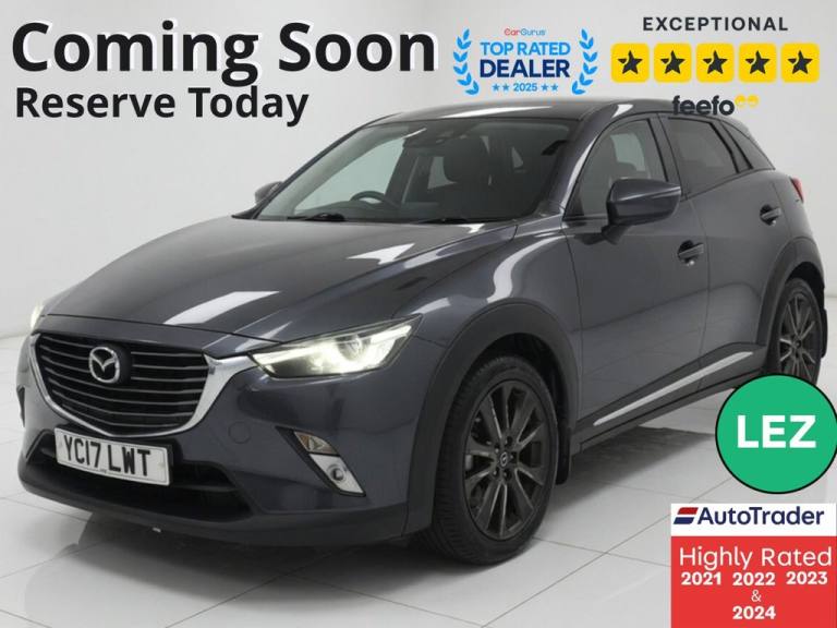 2017 Mazda CX-3 2.0 SKYACTIV-G Sport Nav SUV 5dr Petrol Manual 4WD Euro 6 (s/s) (150 ps) HATCHBAC...