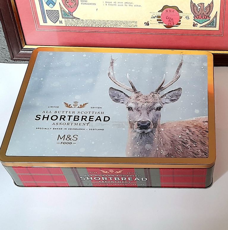 HIGHLAND STAG's HEAD ( XMAS TIME ) 28 x 20 x 7 cm - VERY GOOD