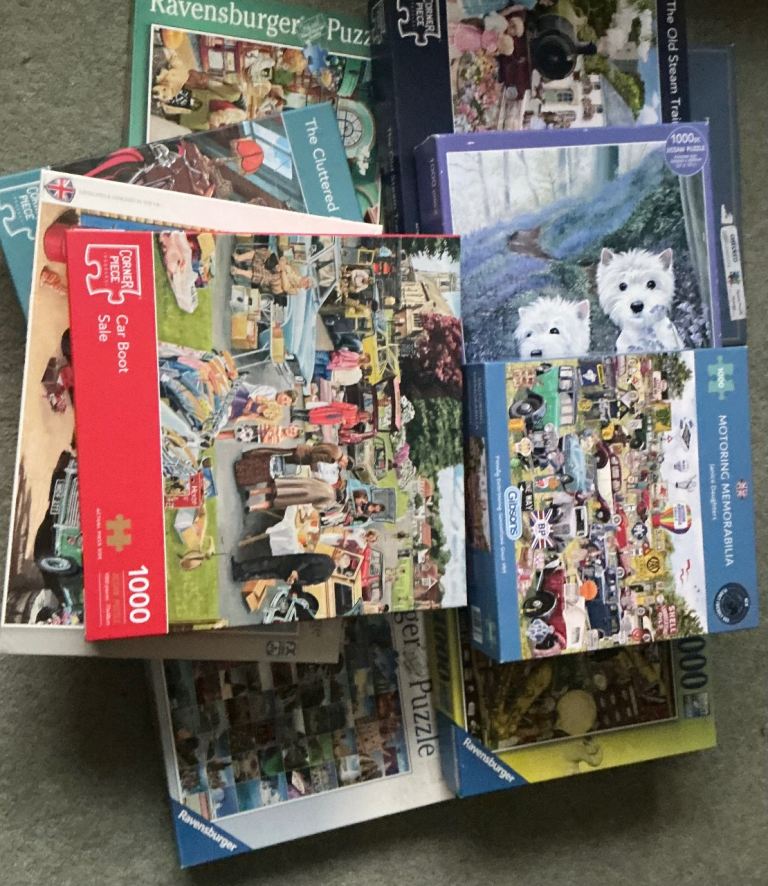 Ravensburger 1000 Piece Jigsaw Puzzles – Bundle of 11