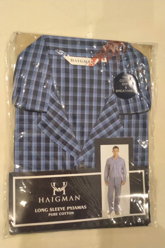  Haigman Poplin 100% Cotton Pyjamas  Brand New sealed in packaging