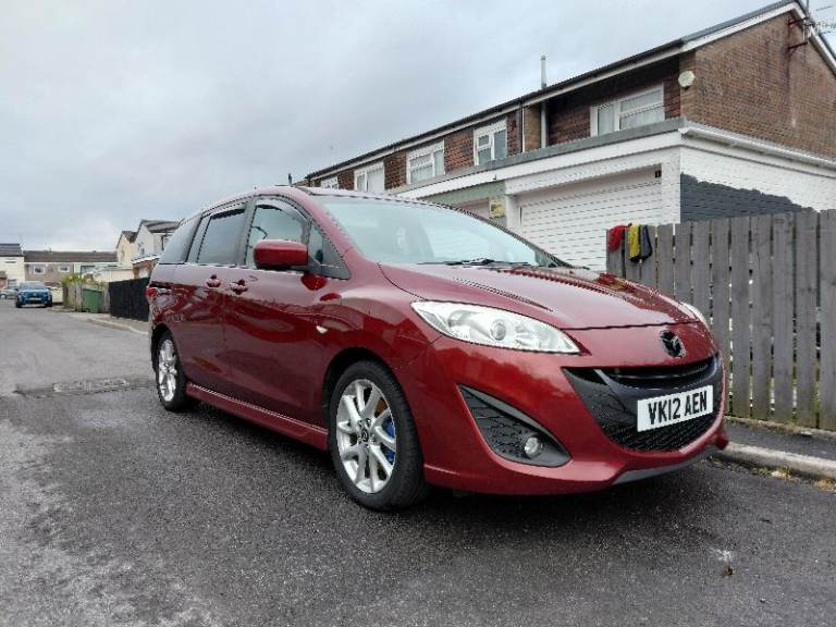 Mazda 5 Sport mpv 7 seater 1.6d copper red mot Feb 27