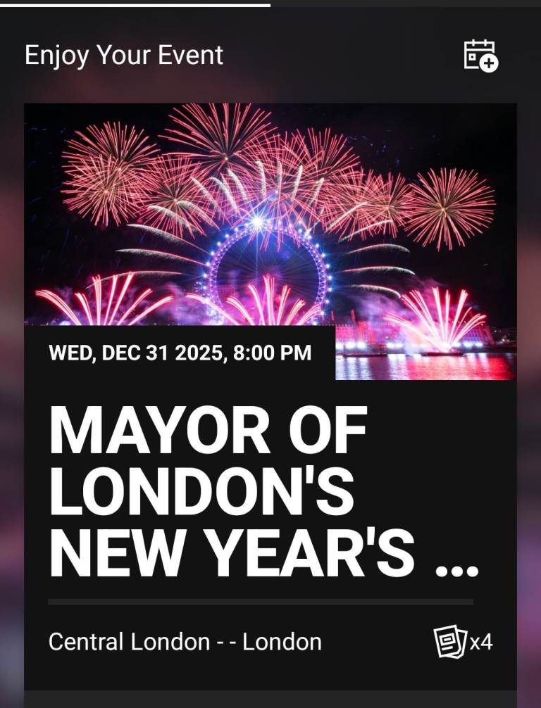 New year's eve fireworks