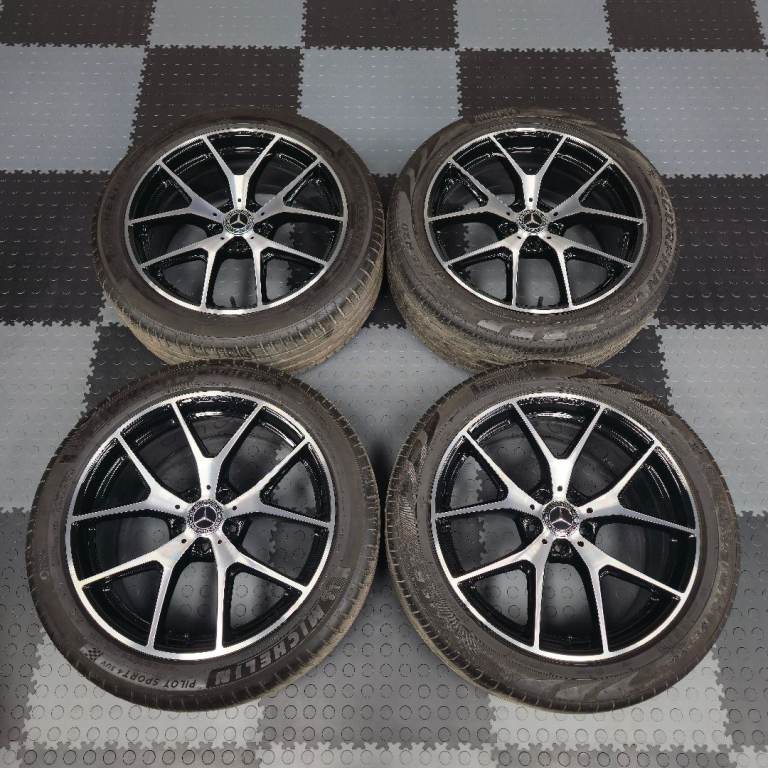 Genuine Mercedes GLC 20" Alloy Wheels AMG A2534015500 ML Night Edition Y Spoke