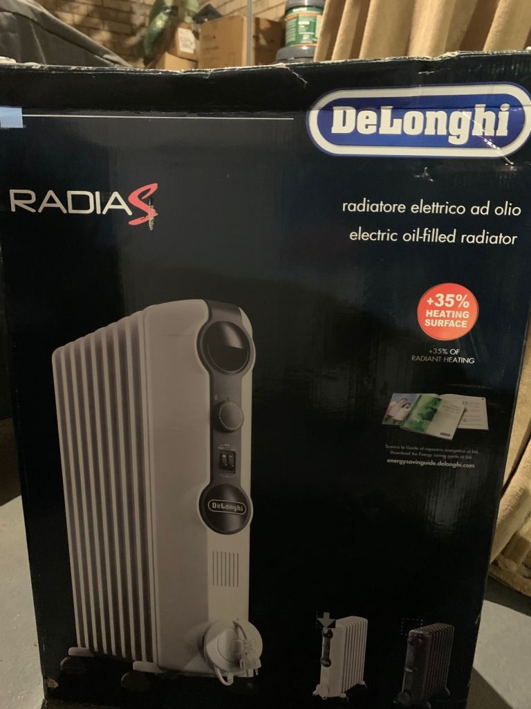 Oil filled radiator new in box 