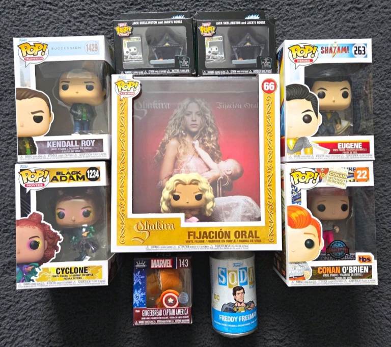 This Funko Pop! Vinyl Mixed Lot of 9