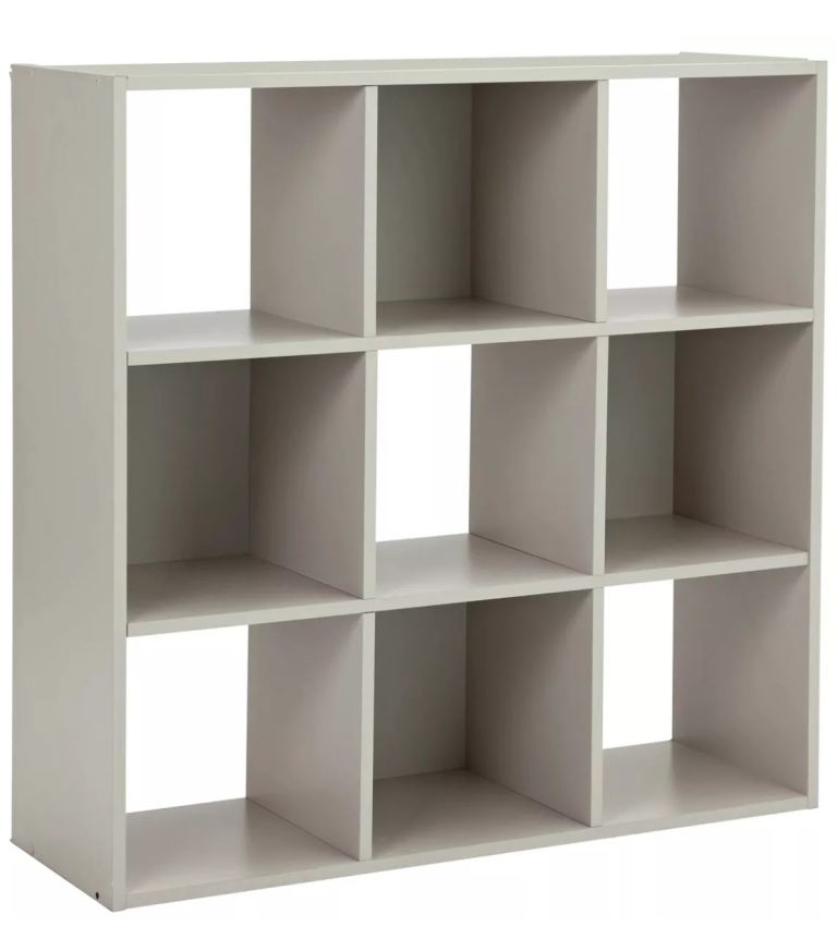 Home Squares 9 Cube Storage Unit - Grey