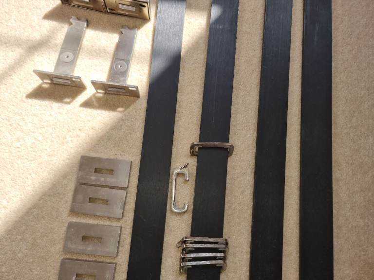Black metal curtain track SWISH. 3M LENGTH