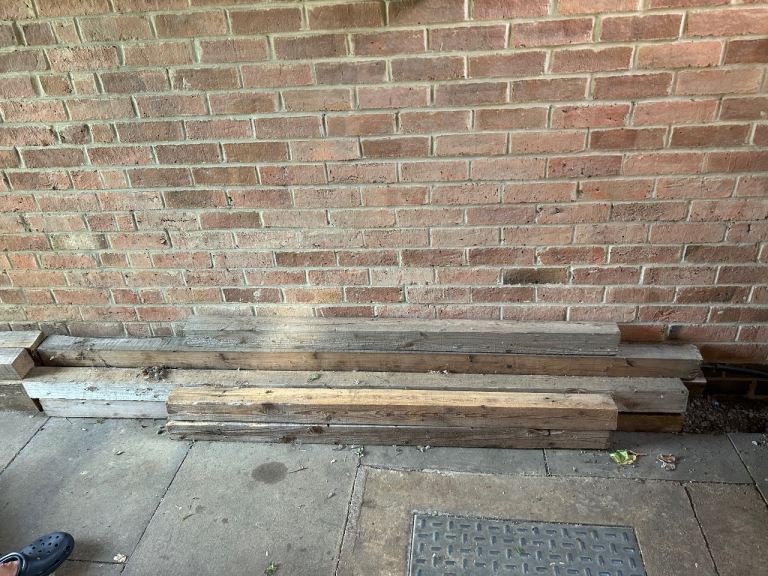 Wood and timber unused