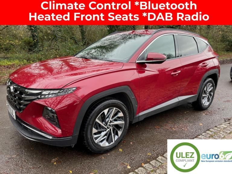 2021 Hyundai TUCSON 1.6TGDi Premium 5 Door Petrol SUV In Red - Euro 6 ESTATE Petrol Manual