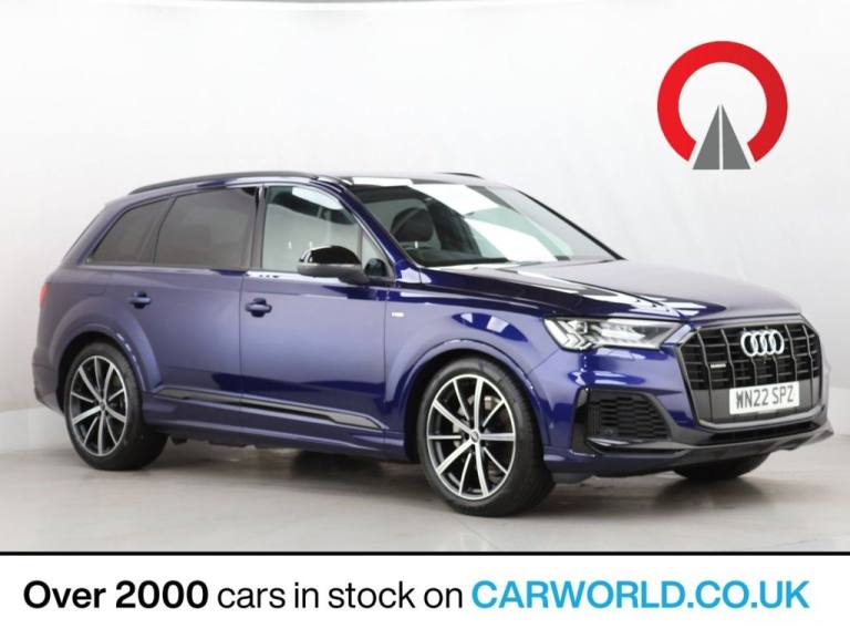 2022 Audi Q7 3.0 TFSI V6 55 Black Edition SUV 5dr Petrol Tiptronic quattro Euro 6 (s/s)  ESTATE P...