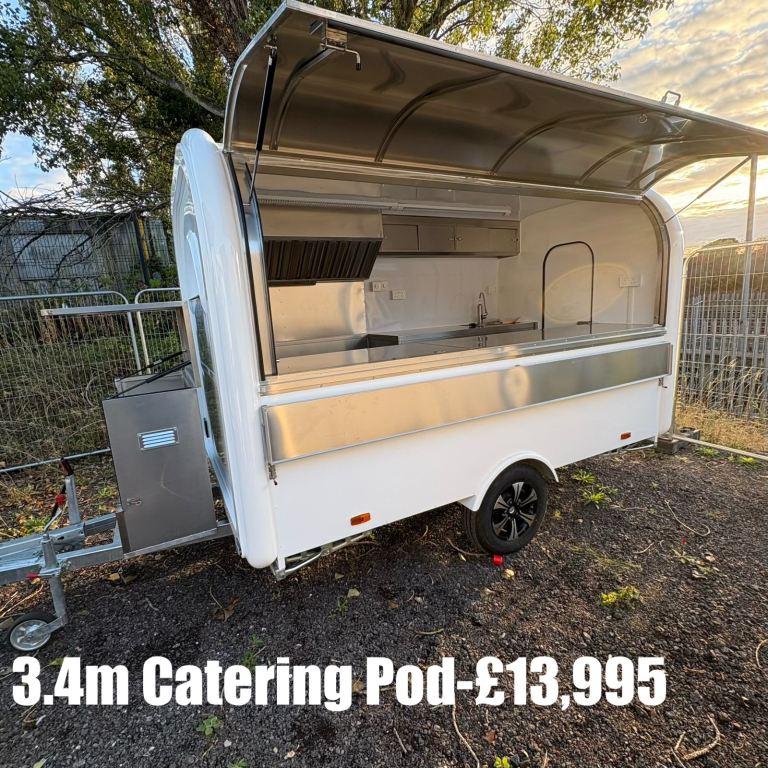 New 3.4m Food Trailer for Sale/New Catering Trailer for Sale/UK DELIVERY
