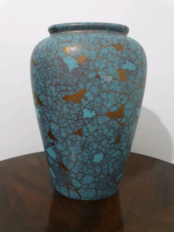 Page 1 of 11West Germany vintage blue and gold vase