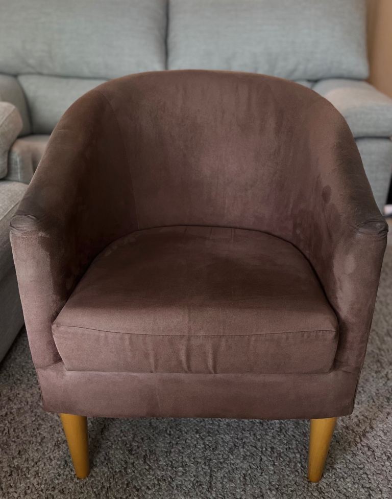Suede Tub Chair