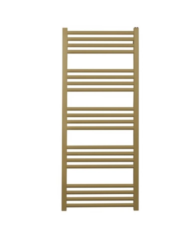 Crosswater MPRO Brushed Brass 1140mm x 480mm Heated Towel Rail