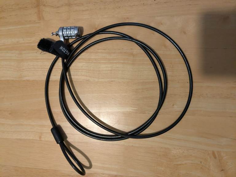 Kensington laptop combination cable lock 1.8m