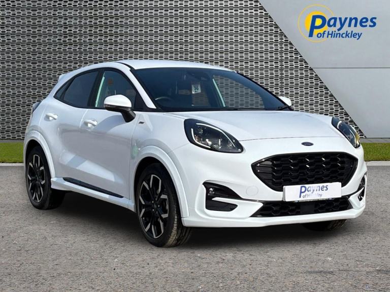 2023 Ford Puma ST-Line X 5 Door 1.0L 125PS mHEV 6 Spd in Frozen White LOW MILES