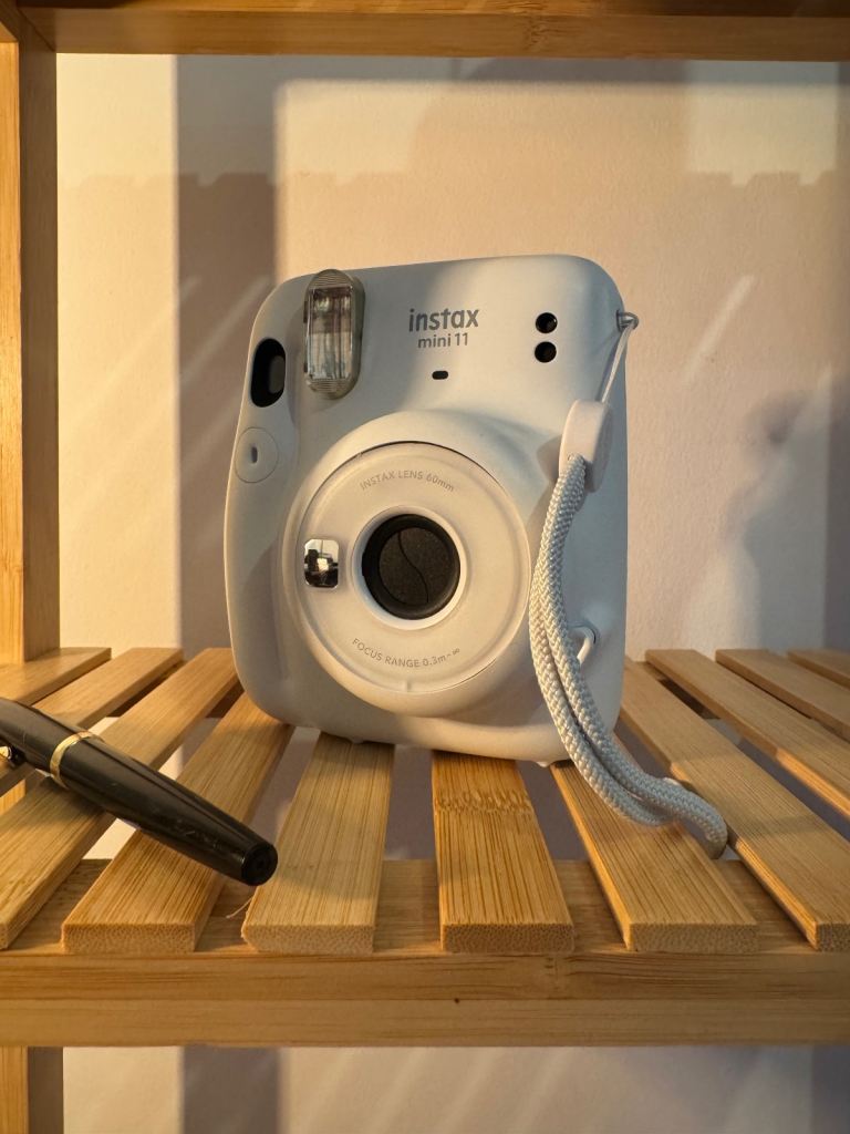 Fujifilm Instax Mini 11 Instant Camera – White | Used Once | Film Included