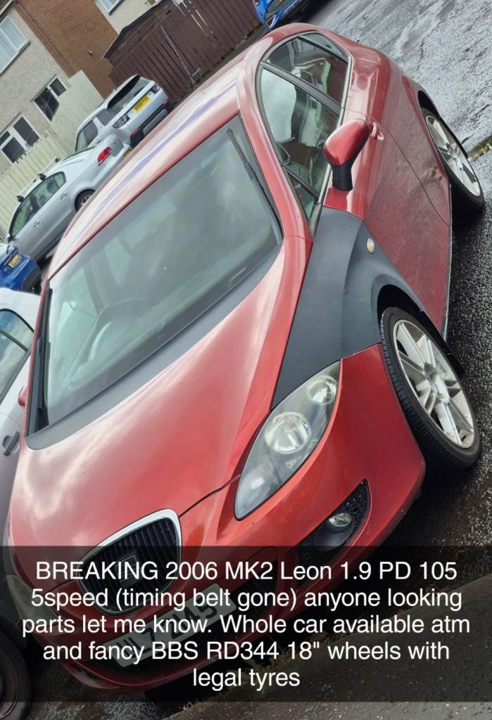 BREAKING Seat, LEON, Hatchback, 2006, Manual, 1896 (cc), 5 doors