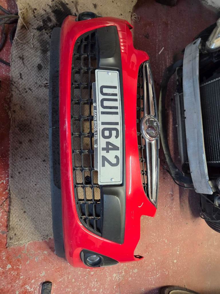 Vauxhall corsa D front bumper 