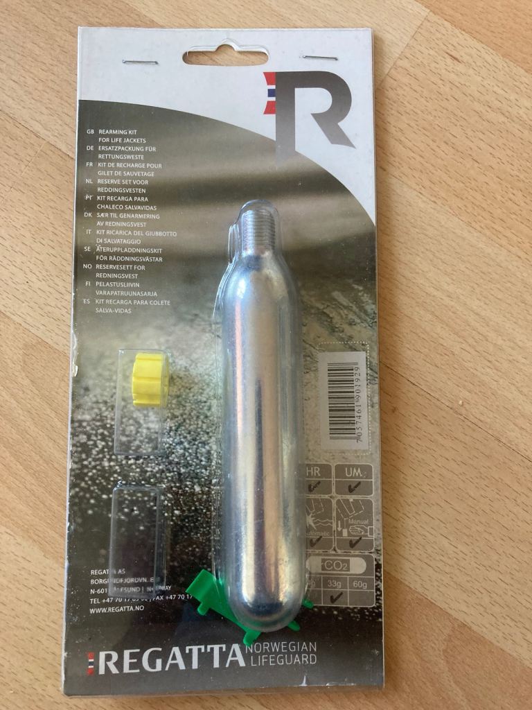 REGATA 33g Lifejacket Rearming Kit With clips