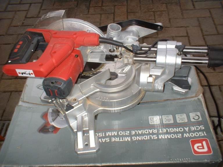 Parkside Sliding Mitre Saw 1500W - Good Condition