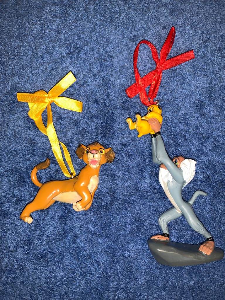 Lion King Rafiki and Simba Christmas Tree Ornament / Decoration IP1