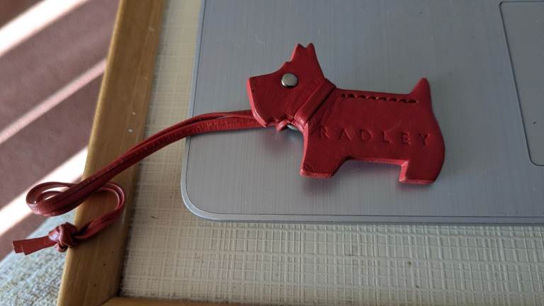 Dog fob for Radley Handbag free P&P UK