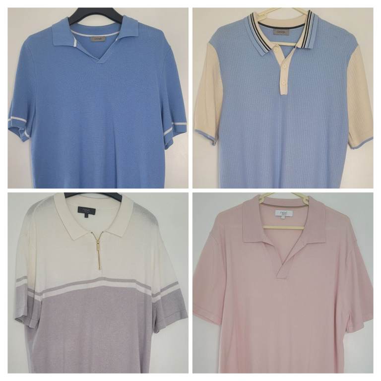 New Men's polo's Next, George 