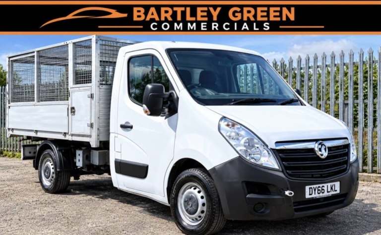 2016 Vauxhall Movano Caged Tipper 2.3 CDTi 3500 Tipper Diesel Manual