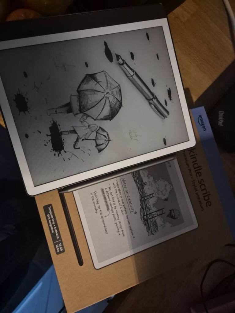 New Amazon Kindle Scribe 2024 Newest Generation 16GB Premium Pen RRP is £380