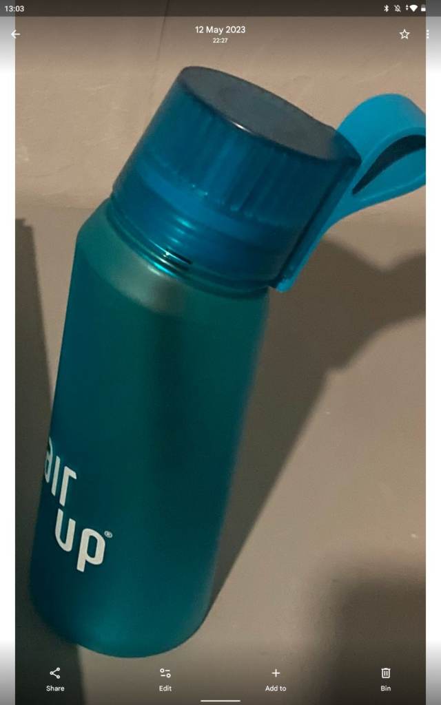 Air up bottle and X2 cherry cola pods (new)