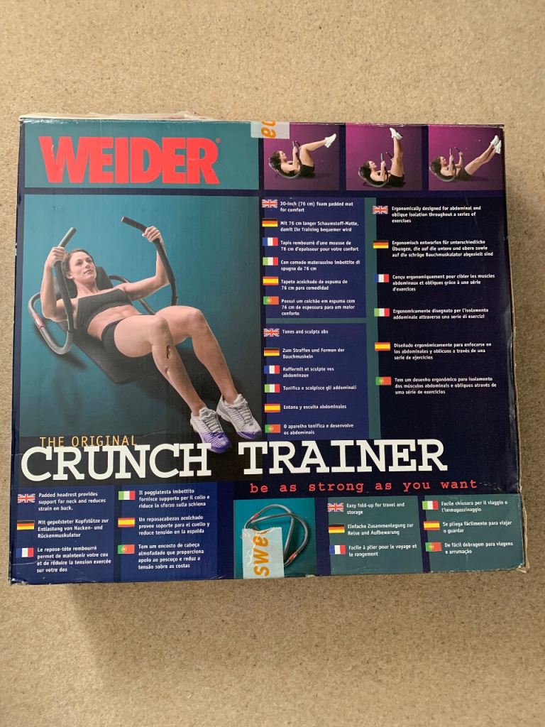 Appareil D'exercice Weider Crunch Trainer – Neuf Sous Emballage