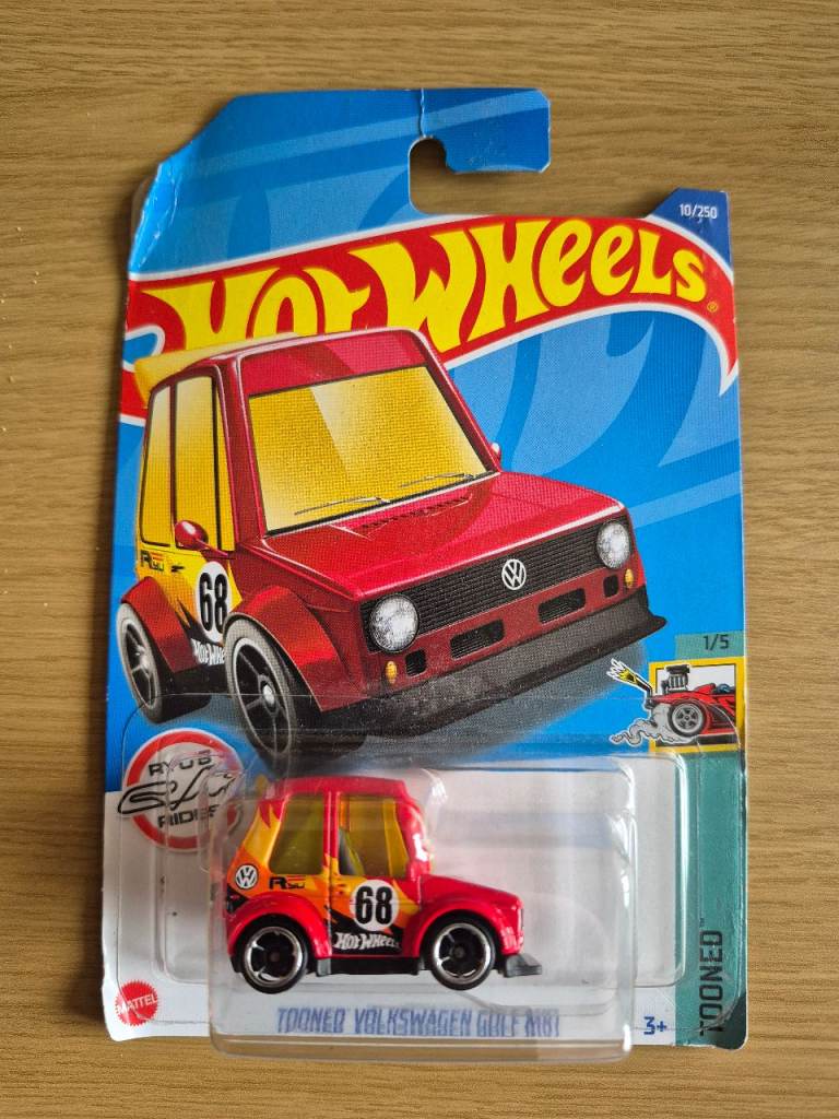 Hotwheels Tooned volkswagen golf mk1 
