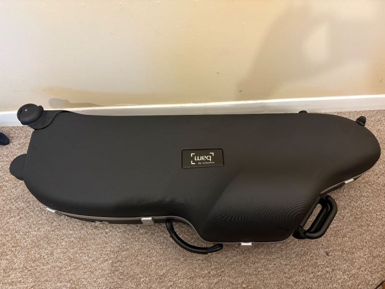 image for BAM 3101XL Hightech Baritone Saxophone Case with Wheels, Black