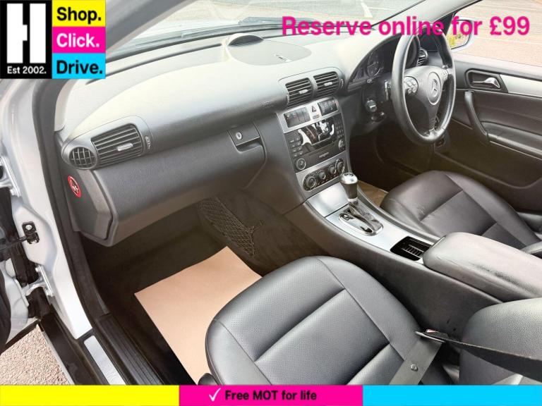 2006 Mercedes-Benz C Class 1.8 C180 Kompressor Avantgarde SE Saloon 4dr Petrol Automatic (193 g/k...