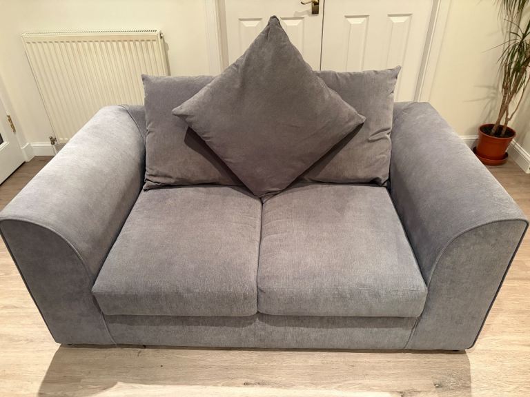 Grey 2 seater sofa