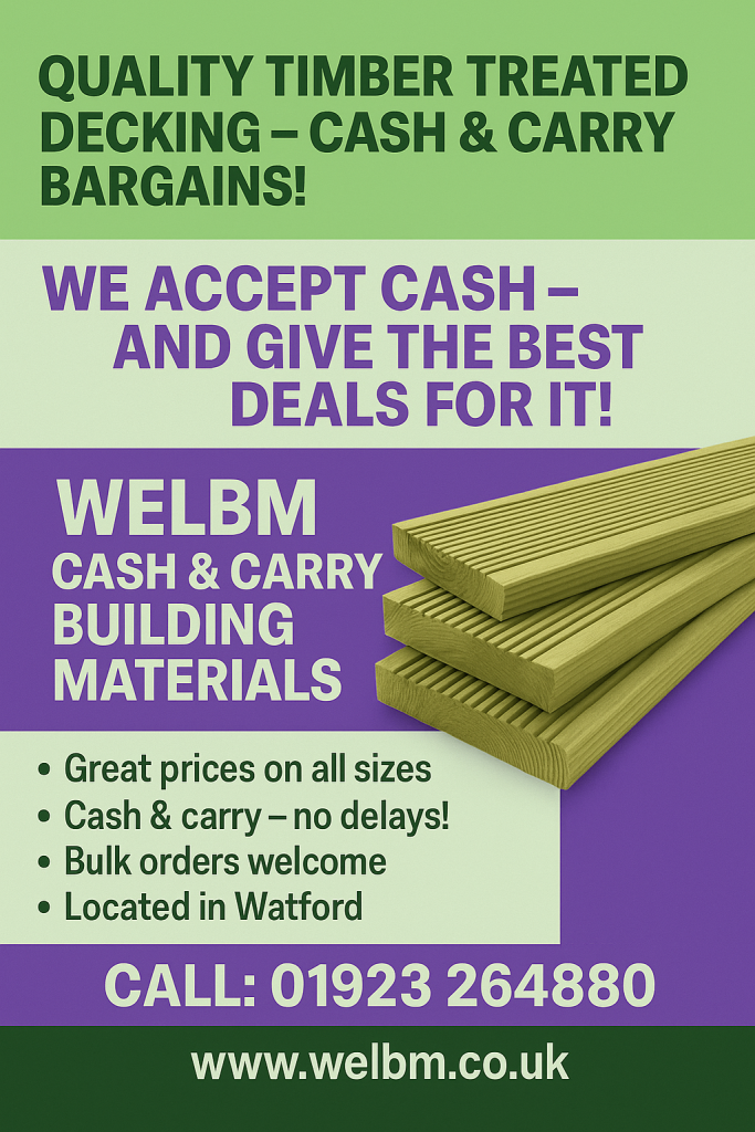 Decking quality treated timber