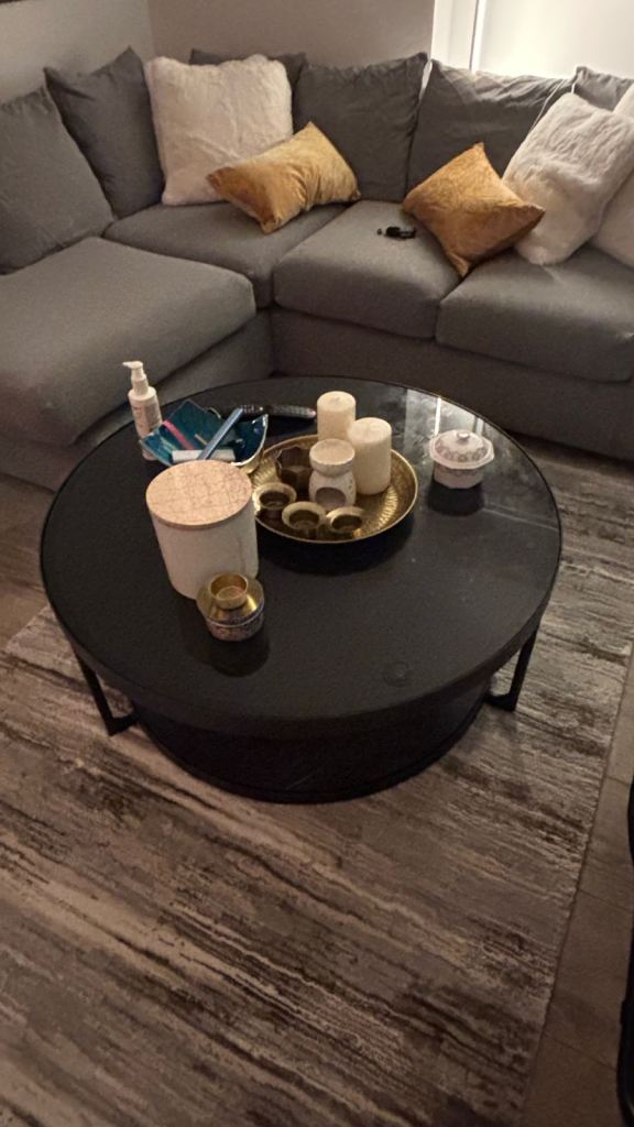 Corner living room sofa