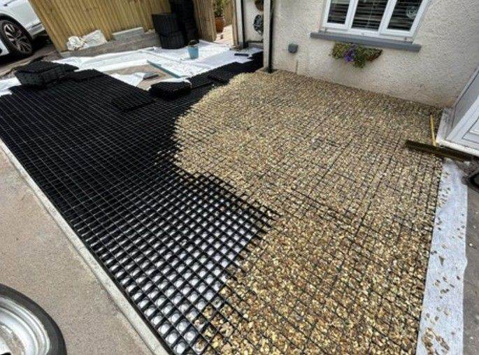 Heavy-Duty Gravel Grid System | Permeable Driveway Stabilisation Panels for Shed Bases & Landscaping