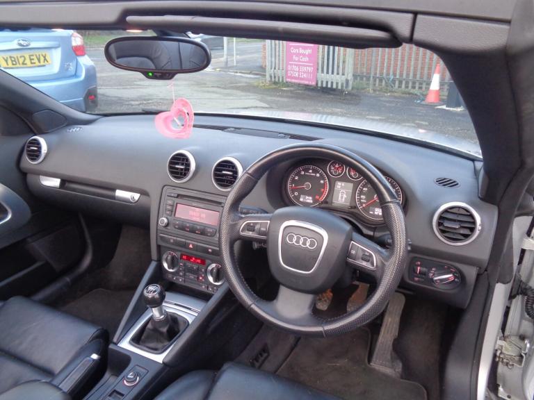 2008 Audi A3 1.8 T FSI Sport 2dr CONVERTIBLE Petrol Manual