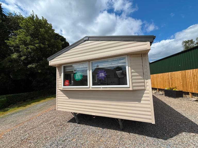 Static caravan with no site fees until 2027! Only £313 a month