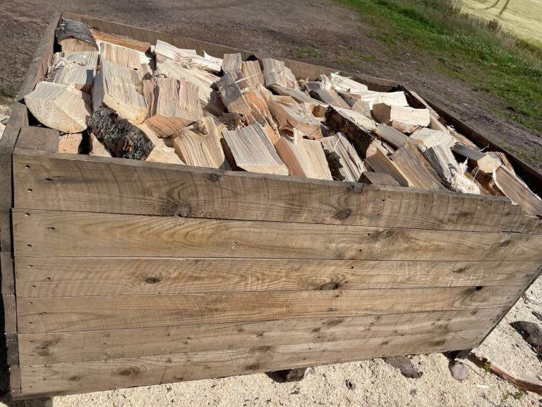 Tattoo box of Soft wood Firewood Logs – Ready to Burn