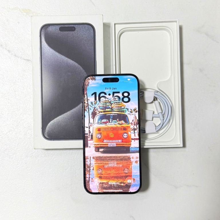 iPhone 15 Pro Max 256GB Unlocked (Fair Condition) With Box & Charger