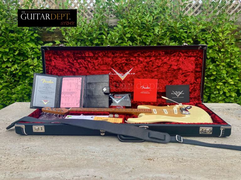 ♚NOS♚ 2023 FENDER Custom Shop CUSTOM Stratocaster♚HONEY BLONDE♚AAA ROASTED♚10/56