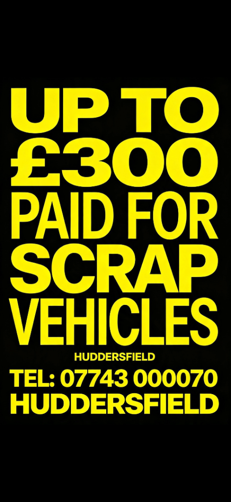 Huddersfield scrap vehicl buyer 