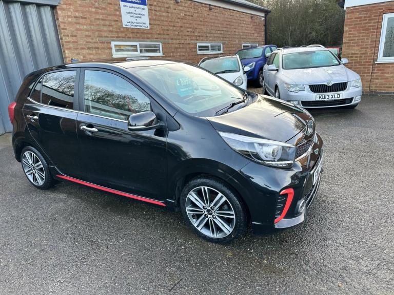 KIA PICANTO 1.3 GT-Line S Black Manual Petrol 2017 - Great spec!